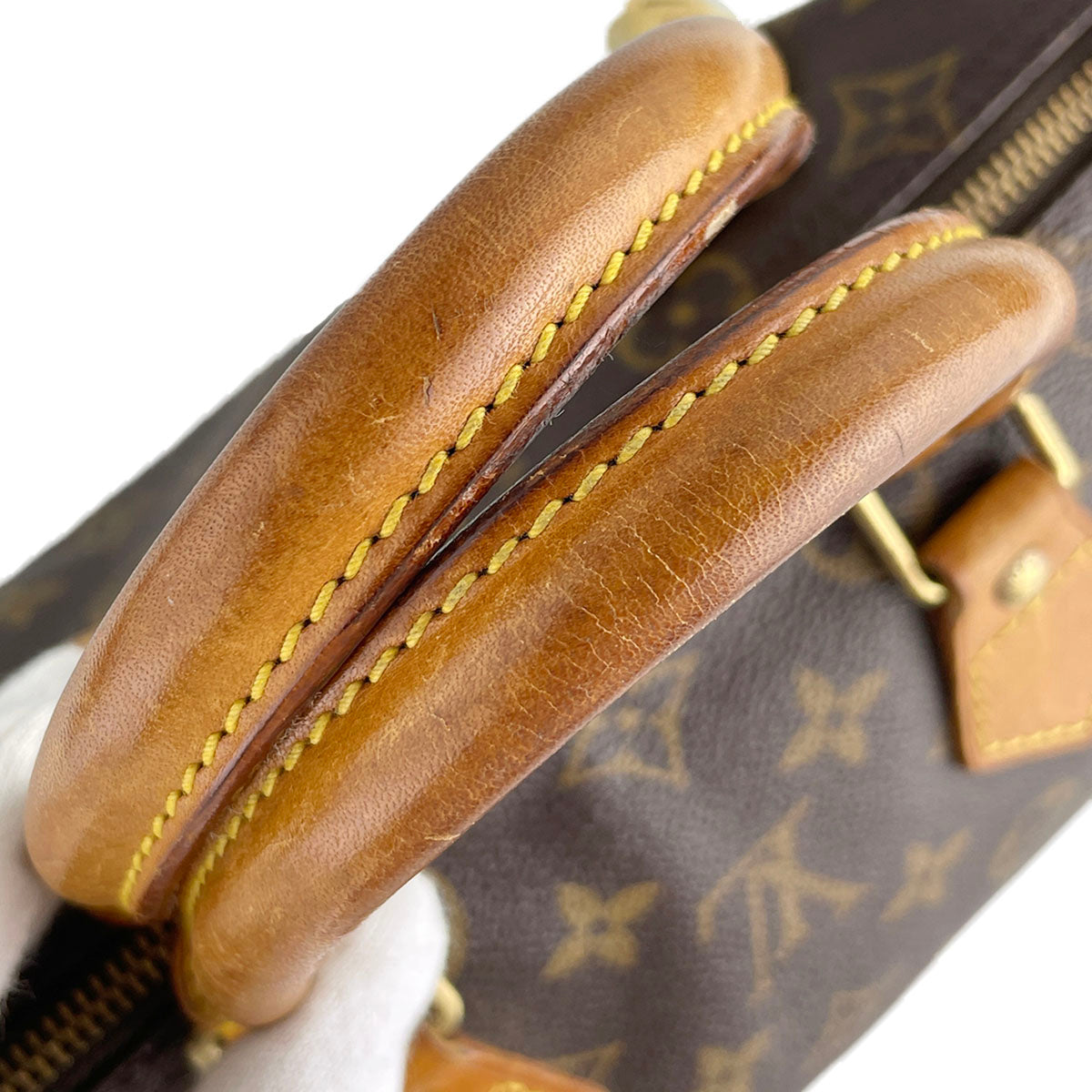 Louis Vuitton Monogram Speedy 25 Coated Canvas Fabric Brown Handbag 4827