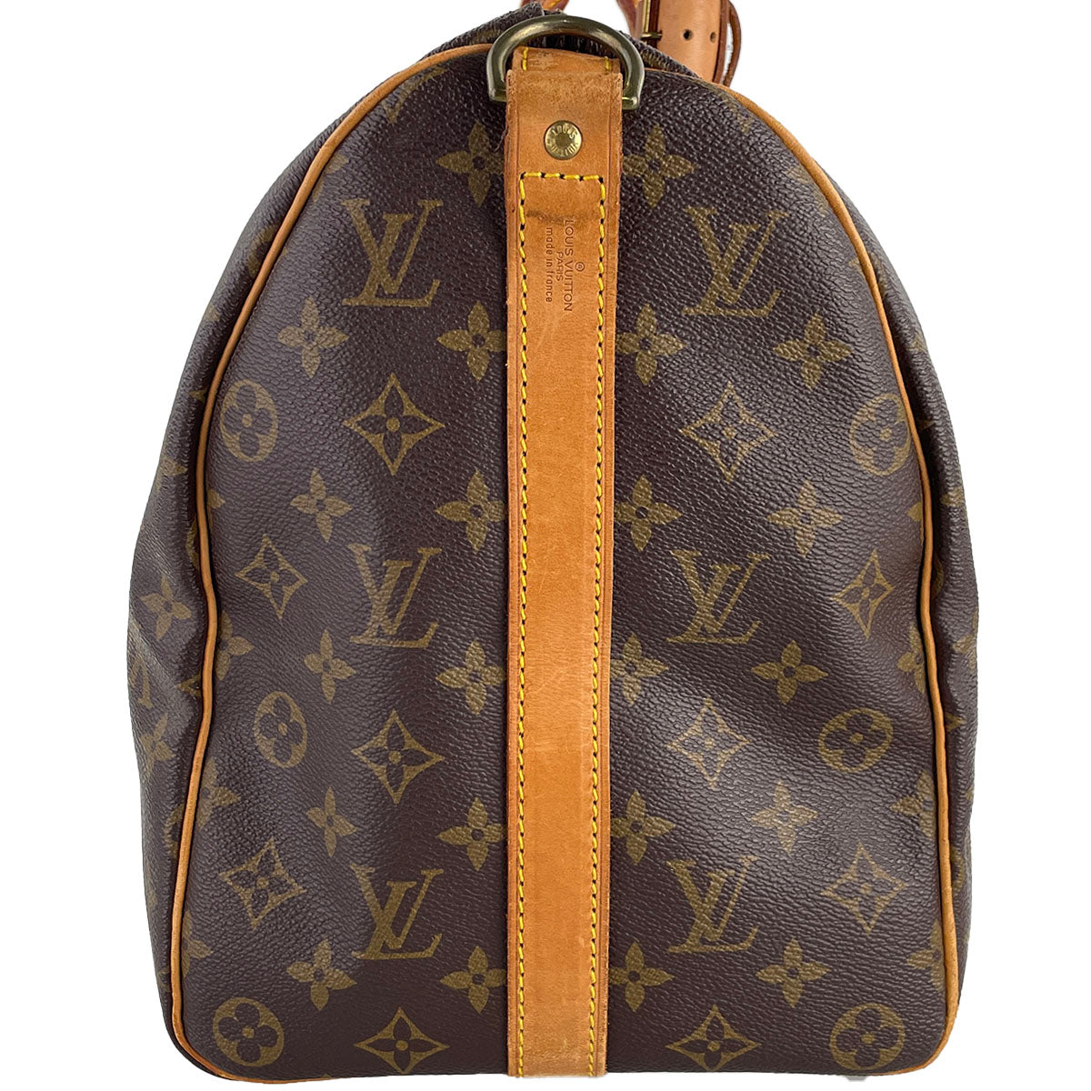 Louis Vuitton Monogram Keepall Bandouliere 45 Coated Canvas Boston Bag 4904