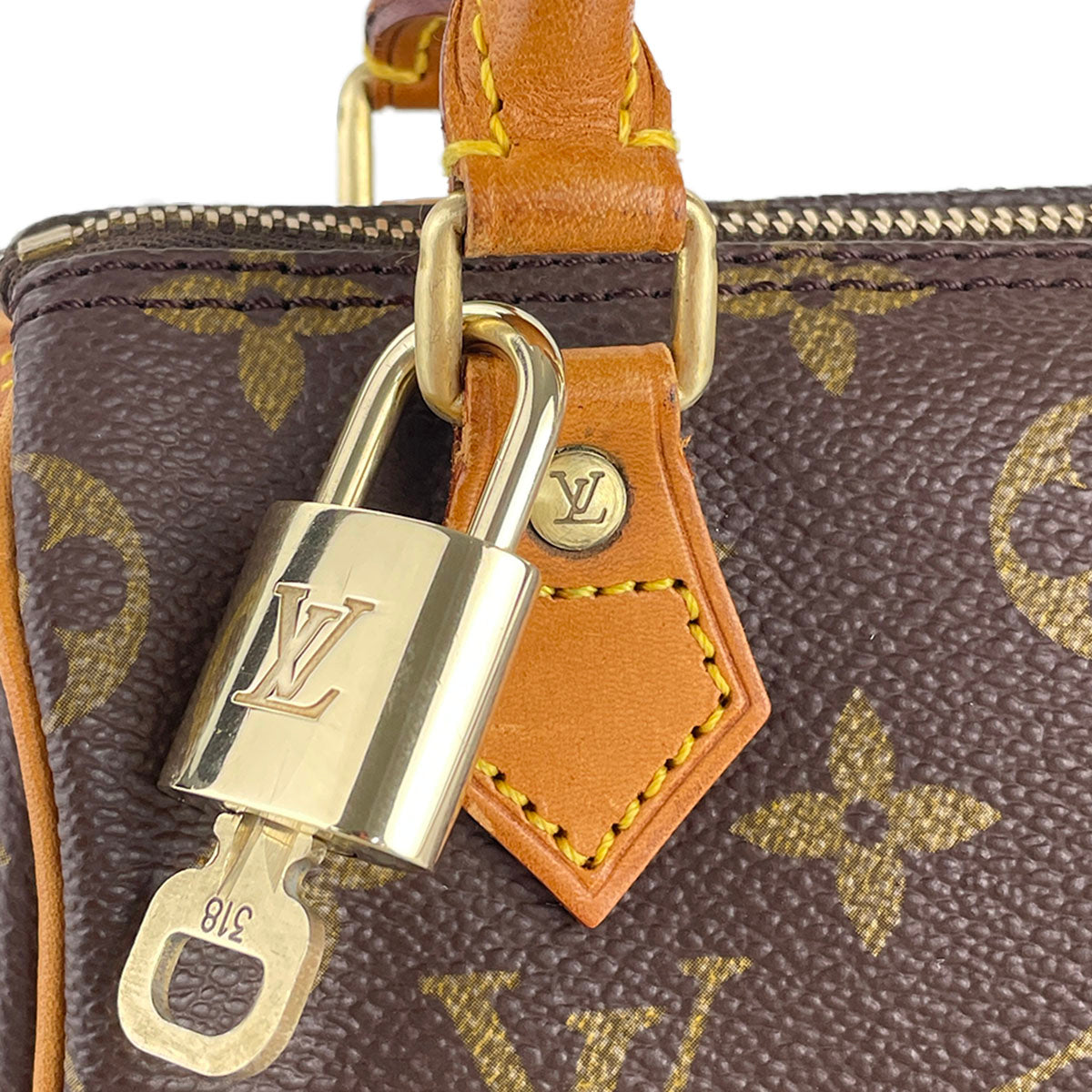 Louis Vuitton Monogram Mini speedy Coated Canvas Fabric Brown 2way Handbag 4944