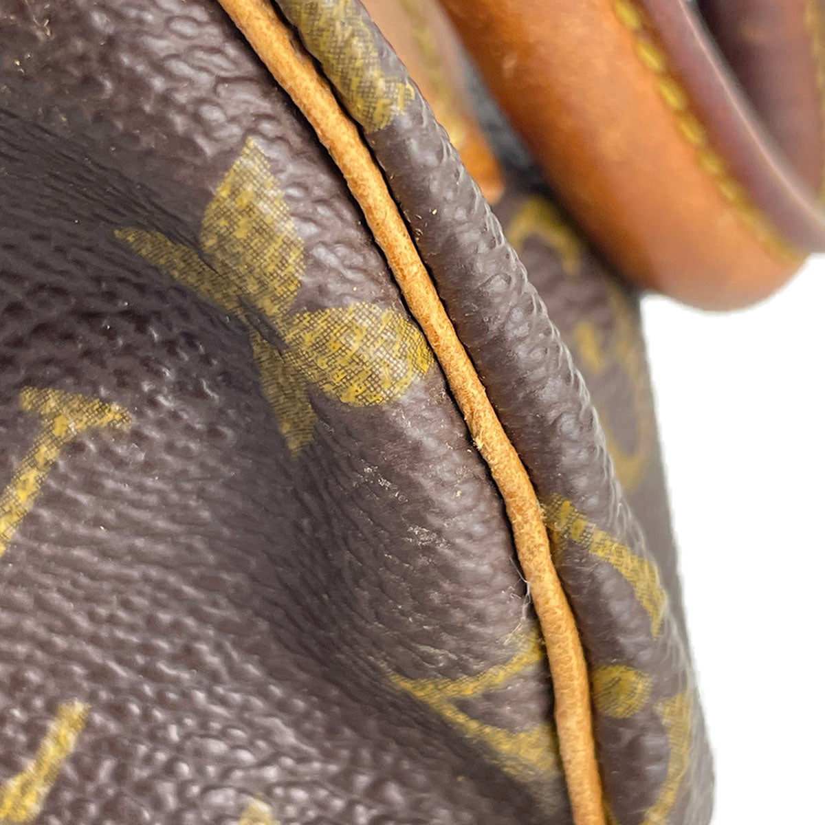 Louis Vuitton Monogram Mini speedy 2way Coated Canvas Fabric Brown Handbag 4877
