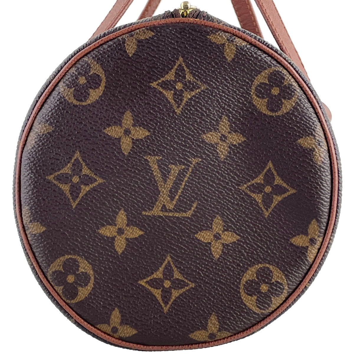 Louis Vuitton Monogram Papillon 26 Coated Canvas Leather Brown Handbag 4858
