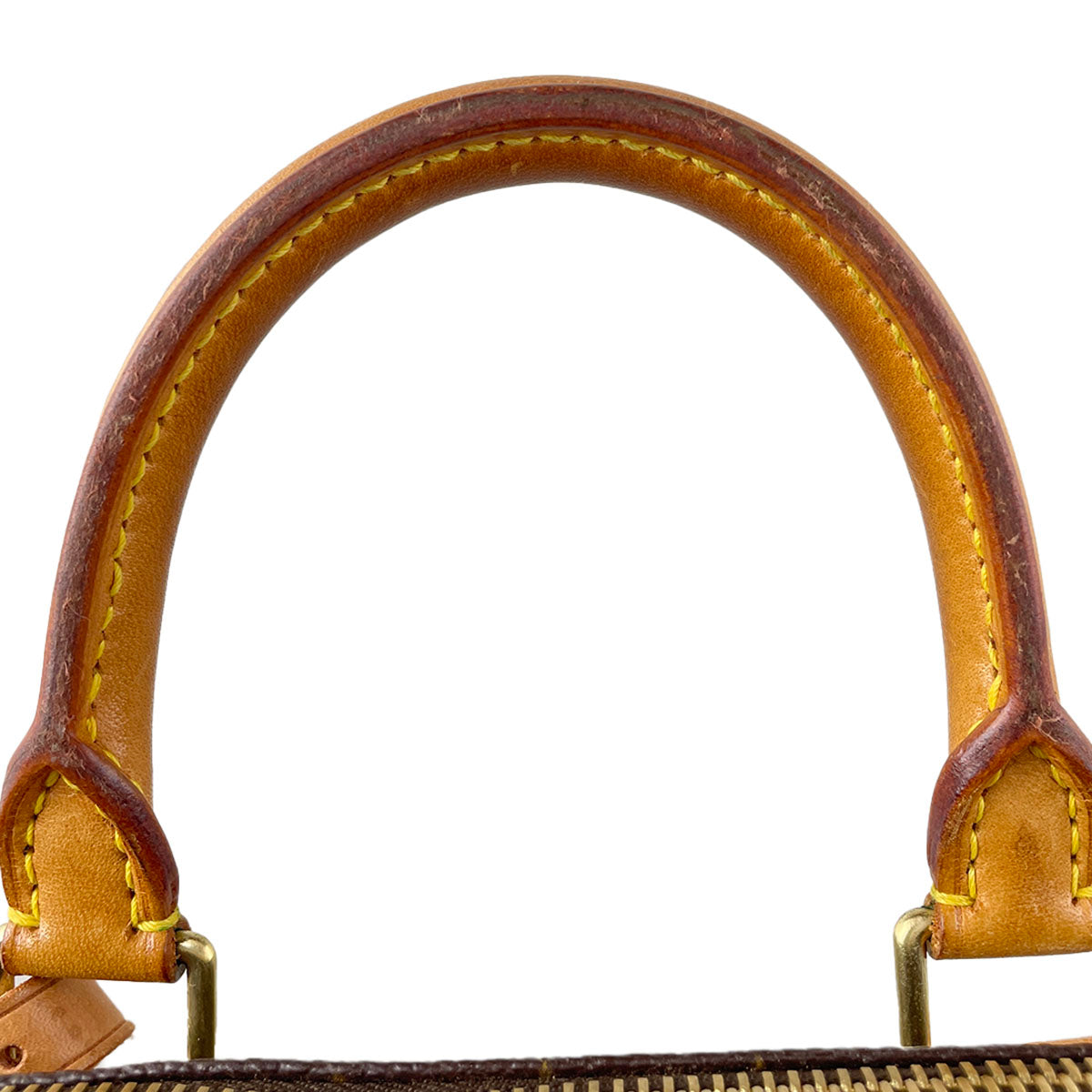 Louis Vuitton Monogram Speedy 25 Coated Canvas Fabric Brown Handbag 4925