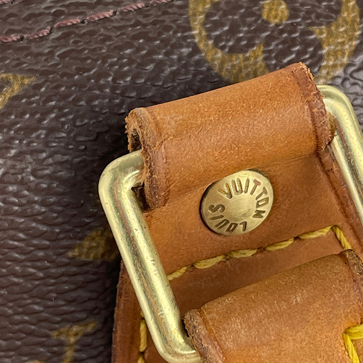 Louis Vuitton Monogram Speedy 25 Coated Canvas Fabric Brown Handbag 4932