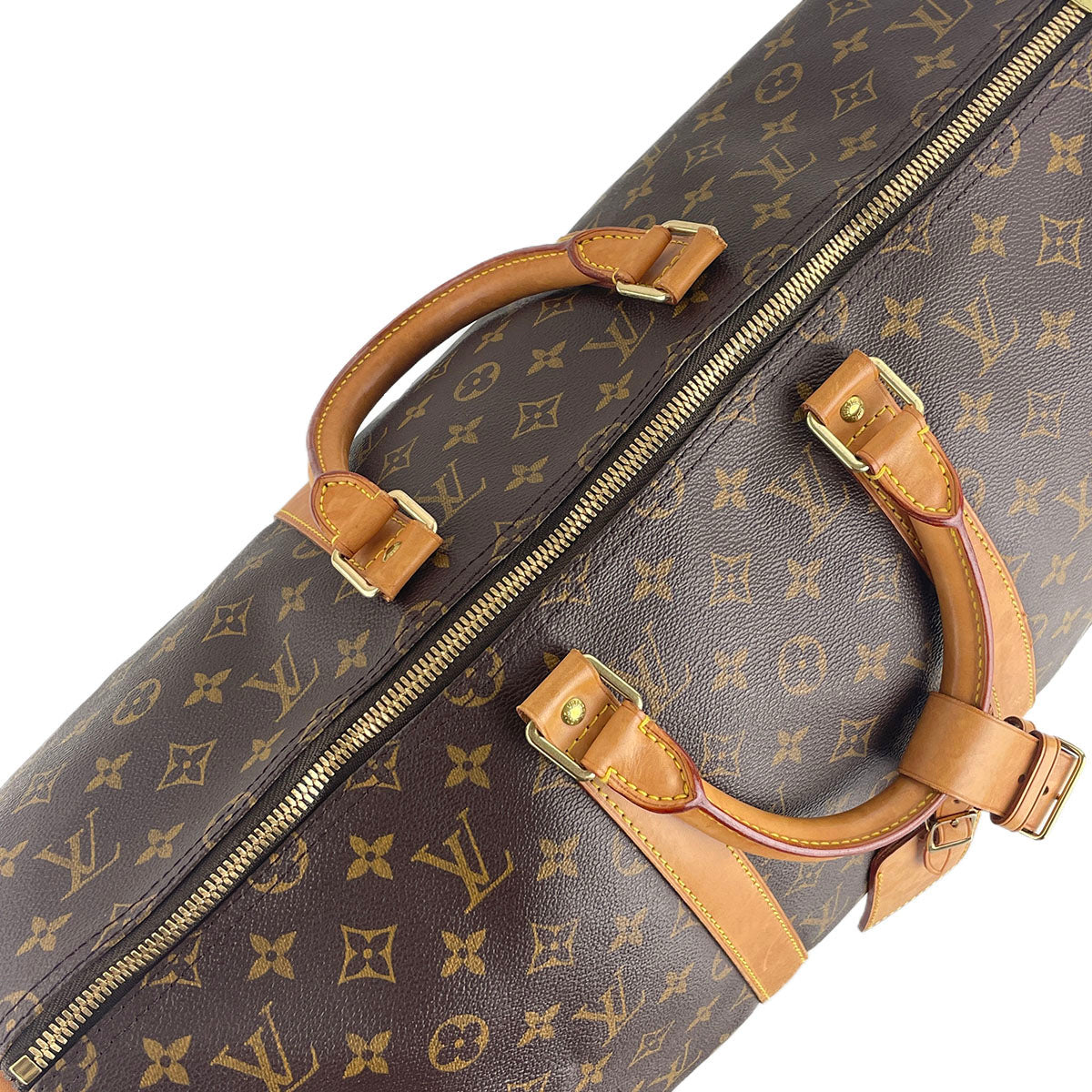 Louis Vuitton Monogram Keepall Bandouliere 50 Coated Canvas  Boston Bag 4840