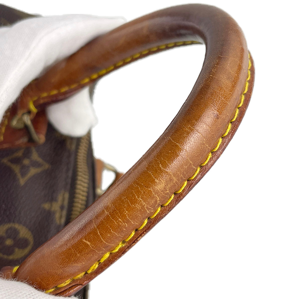 Louis Vuitton Monogram Speedy 30 Coated Canvas Fabric Brown Handbag 4914