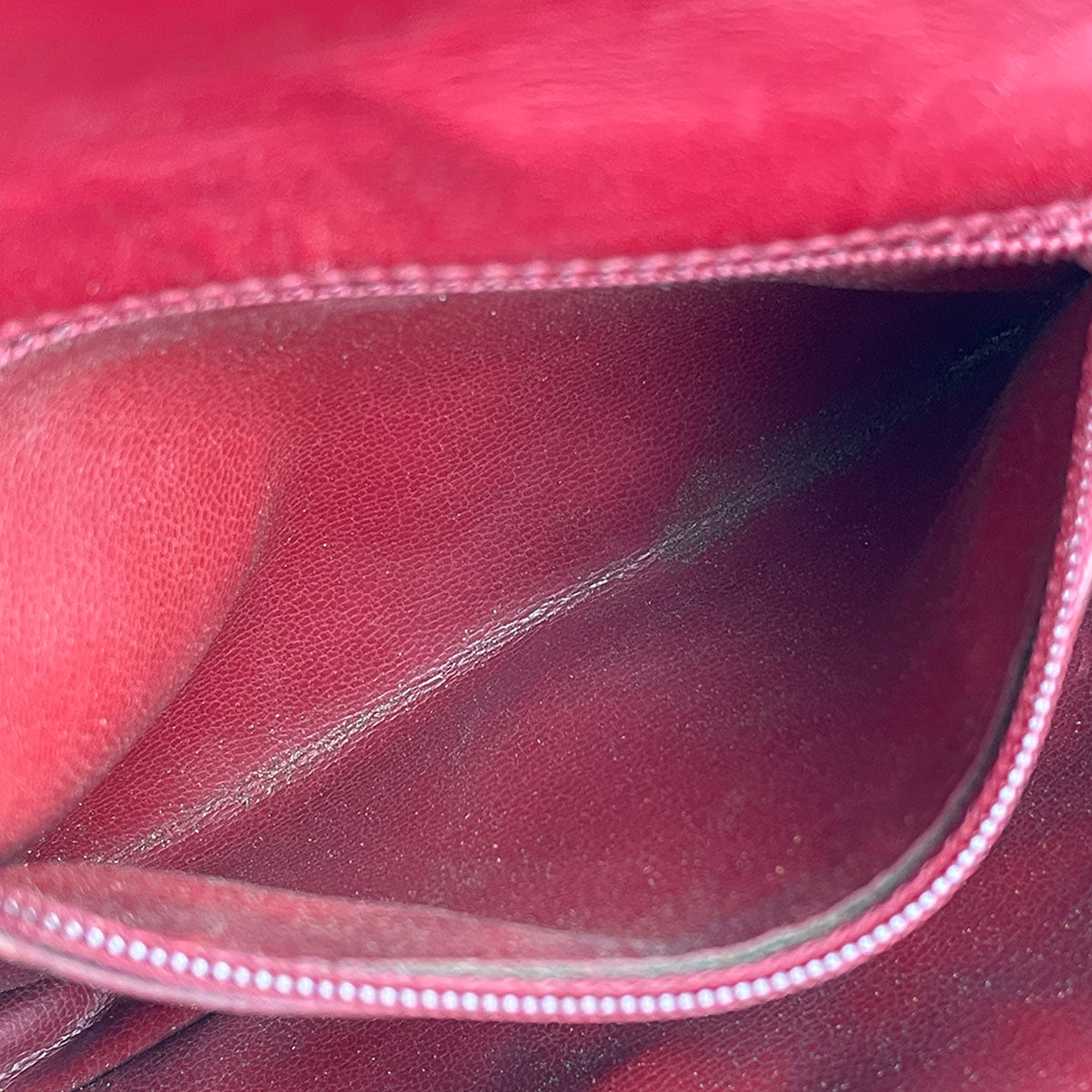 CHANEL Matelasse Lambskin Leather Red Waist bag 4921