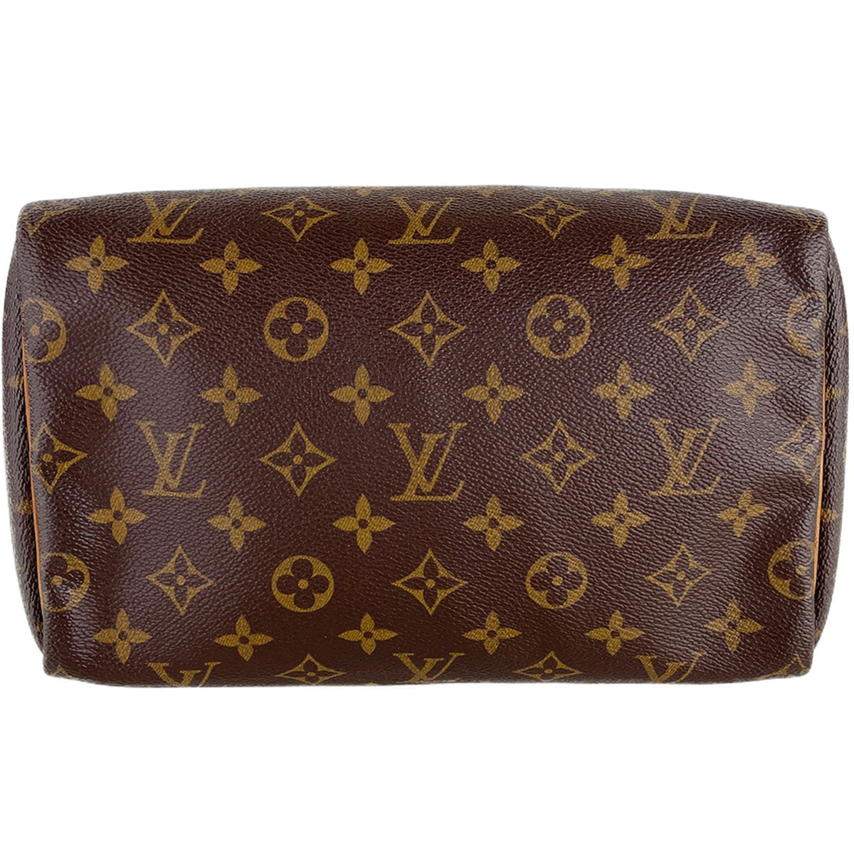 Louis Vuitton Monogram Speedy 25 Coated Canvas Fabric Brown Handbag 4932