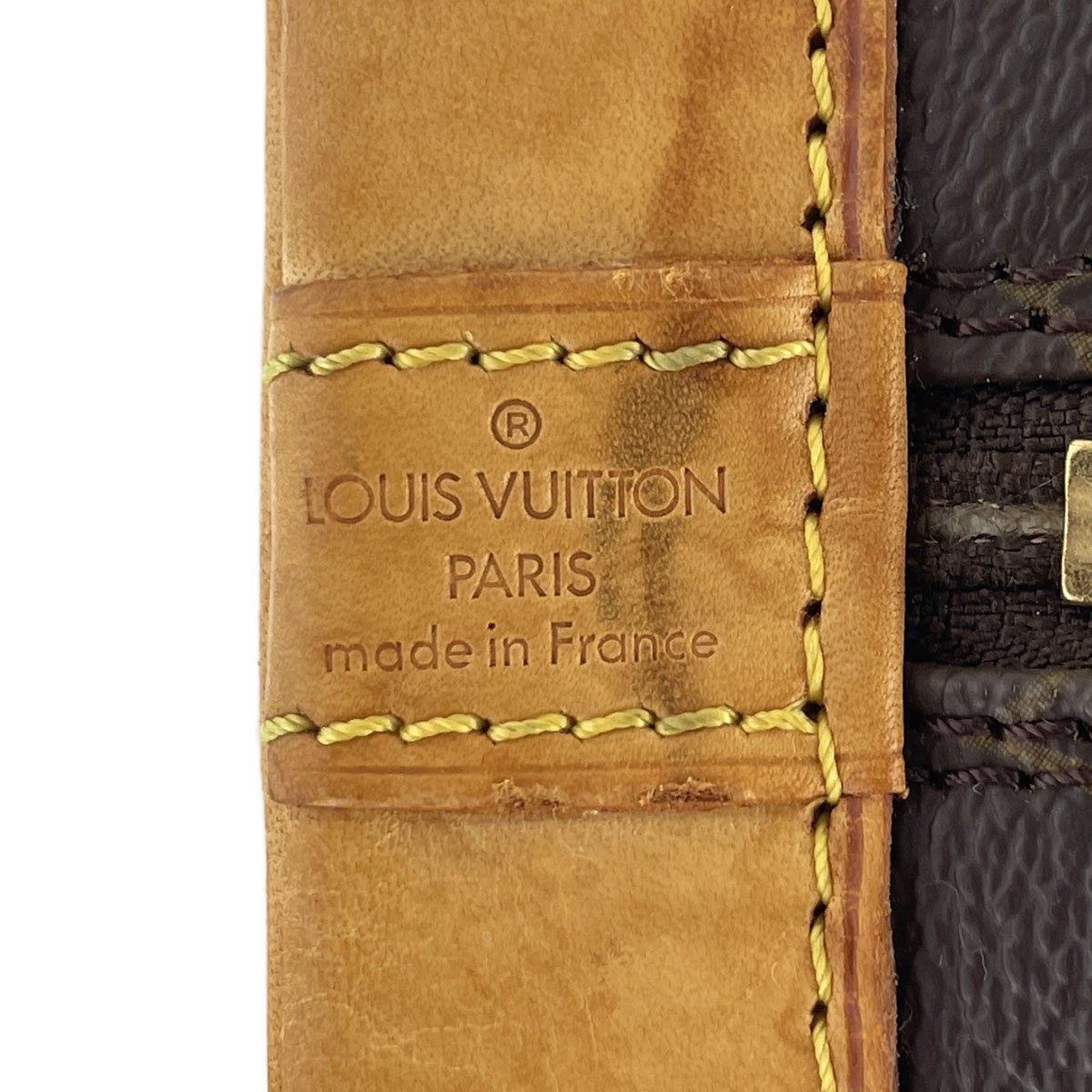 Louis Vuitton Monogram Alma Coated Canvas Fabric Brown Handbag 4915
