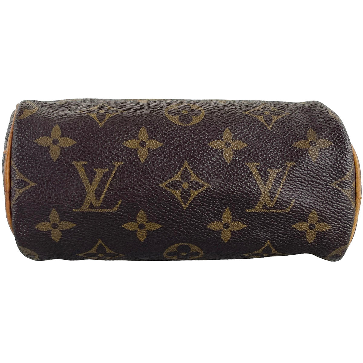 Louis Vuitton Monogram Mini speedy 2way Coated Canvas Fabric Brown Handbag 4901