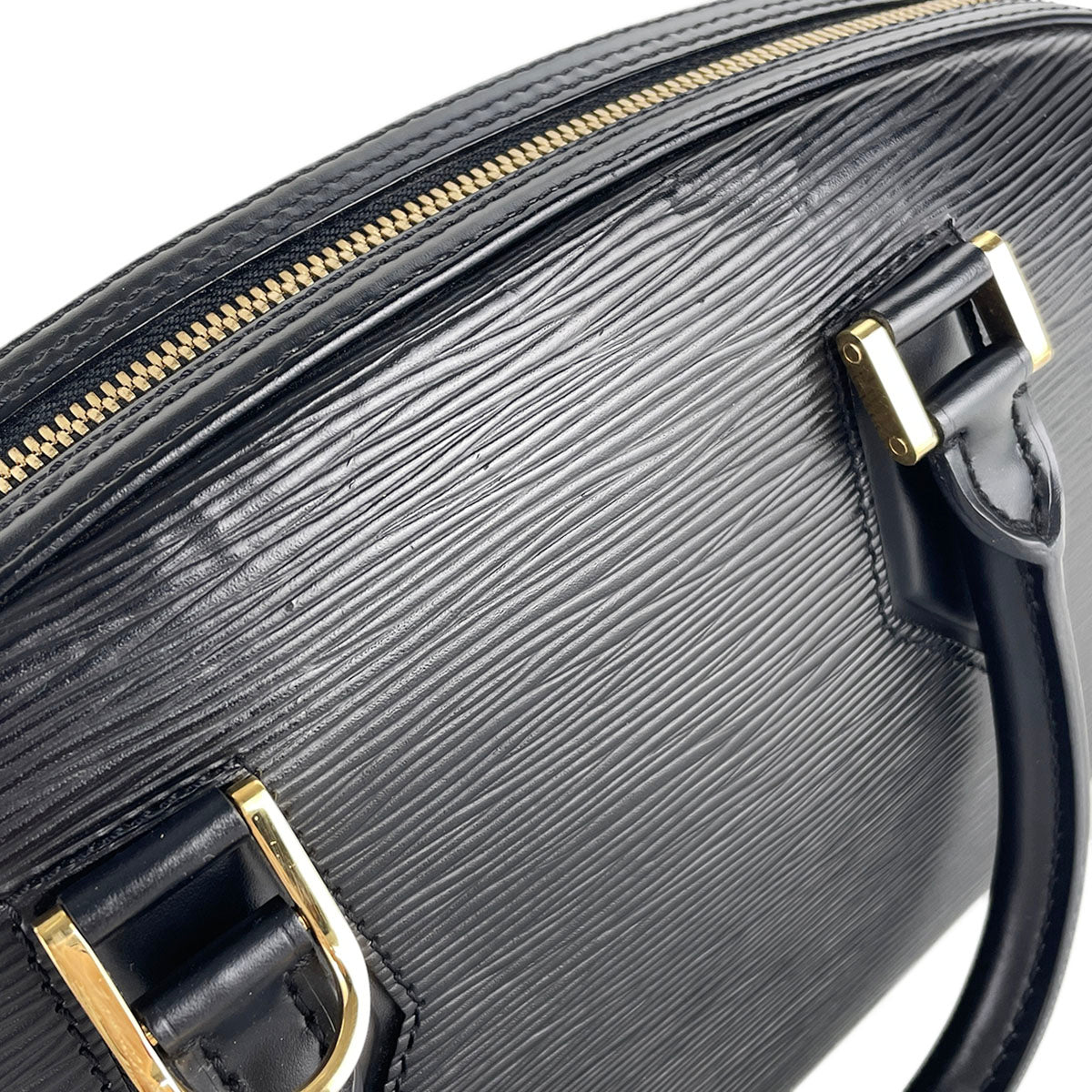 Louis Vuitton Epi Jasmine Leather Suede Black Handbag 4929