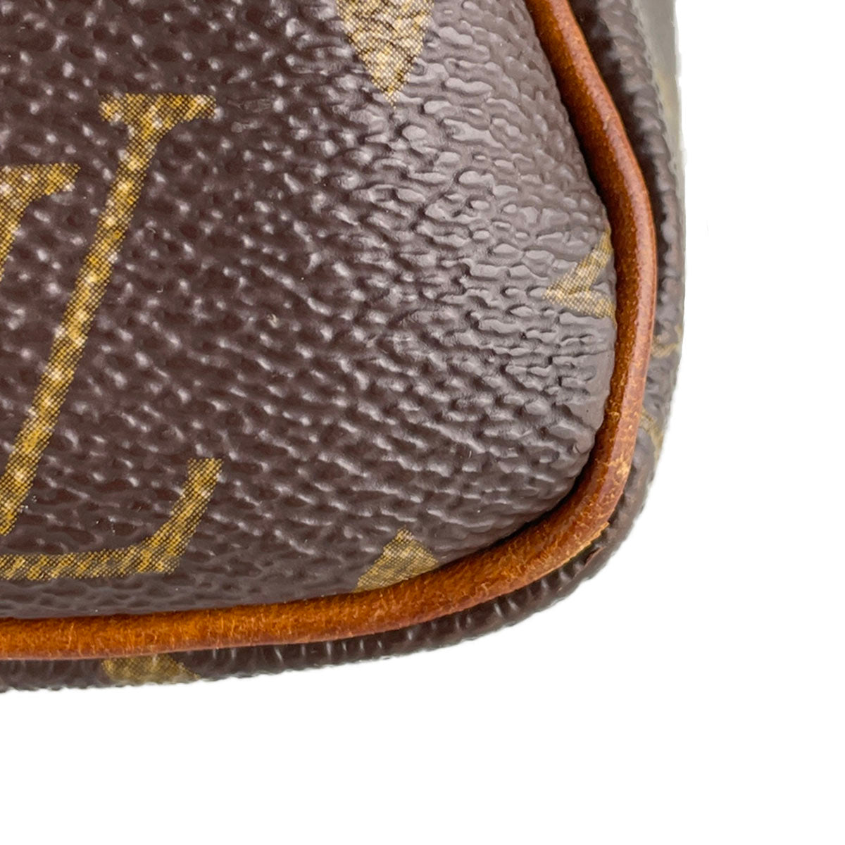 Louis Vuitton Monogram Speedy 25 Coated Canvas Fabric Brown Handbag 4827
