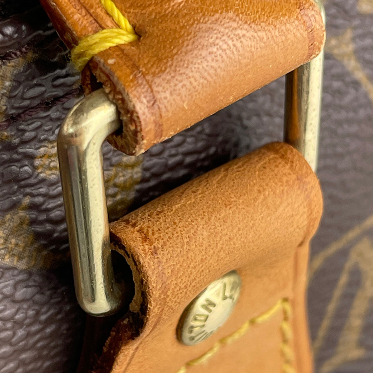 Louis Vuitton Monogram Speedy 25 Coated Canvas Fabric Brown Handbag 4928