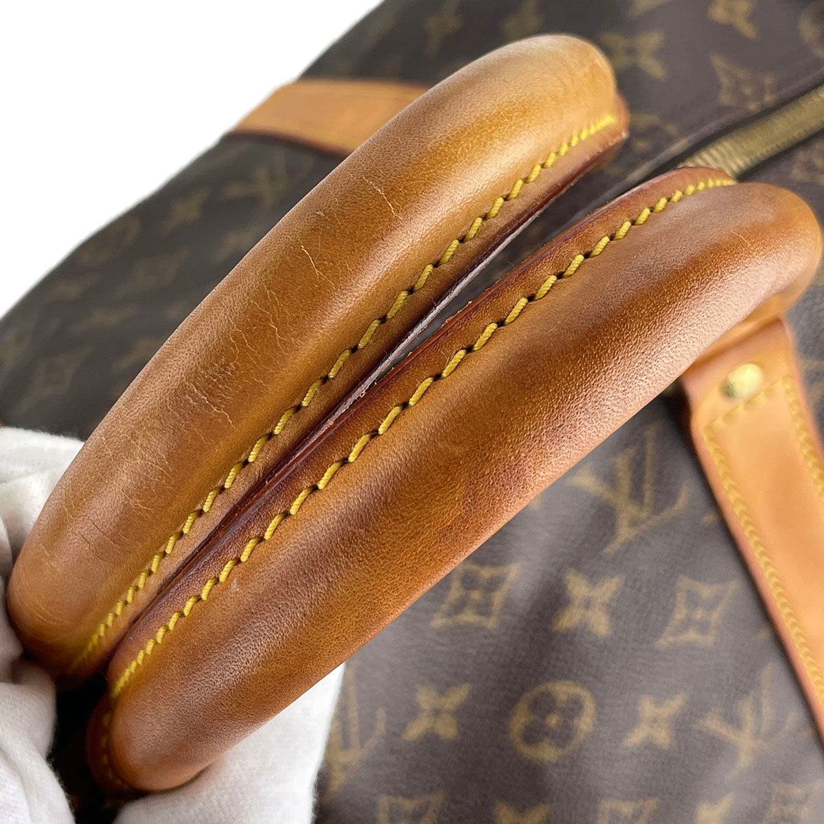 Louis Vuitton Monogram Keepall Bandouliere 50 Coated Canvas Boston Bag 4927