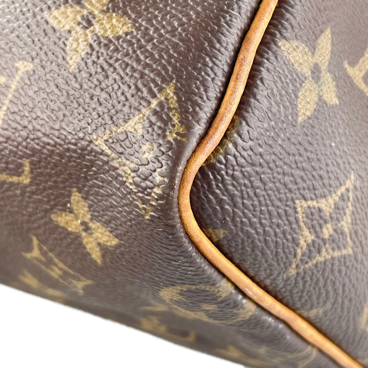 Louis Vuitton Monogram Speedy 25 Coated Canvas Fabric Brown Handbag 4937