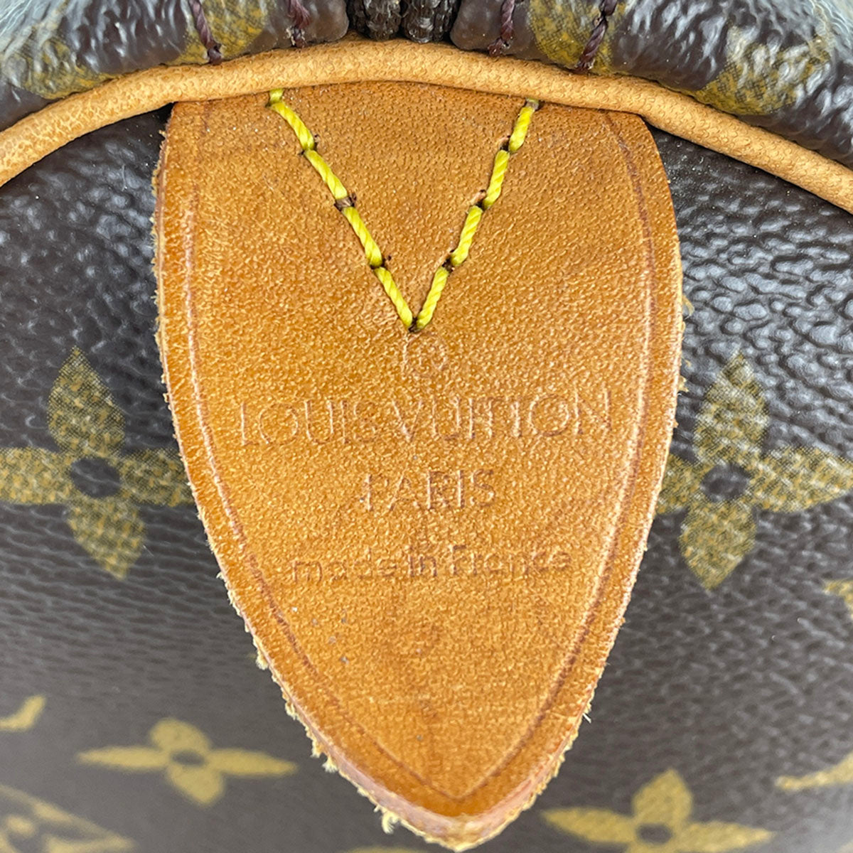 Louis Vuitton Monogram Speedy 25 Coated Canvas Fabric Brown Handbag 4928