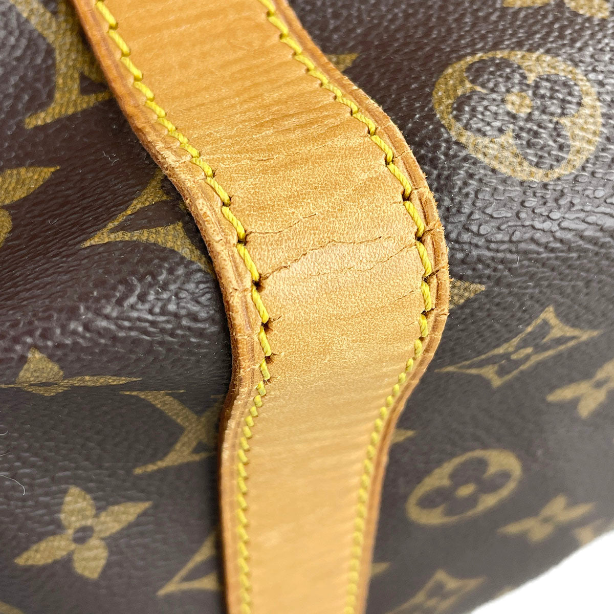 Louis Vuitton Monogram Keepall 55 Coated Canvas Fabric Brown Boston Bag 4888