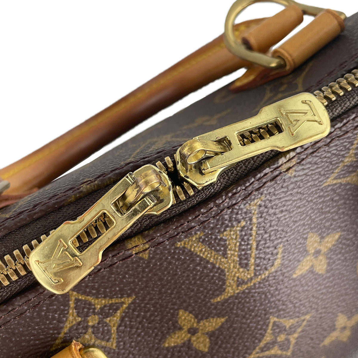 Louis Vuitton Monogram Alma Coated Canvas Fabric Brown Handbag 4829