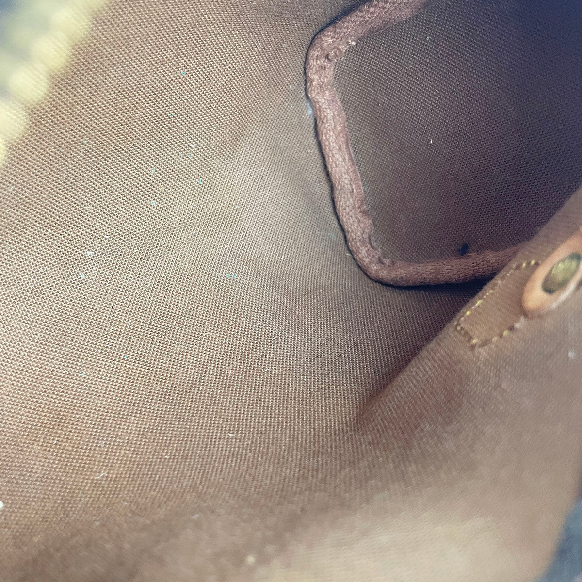 Louis Vuitton Monogram Mini speedy 2way Coated Canvas Fabric Brown Handbag 4870