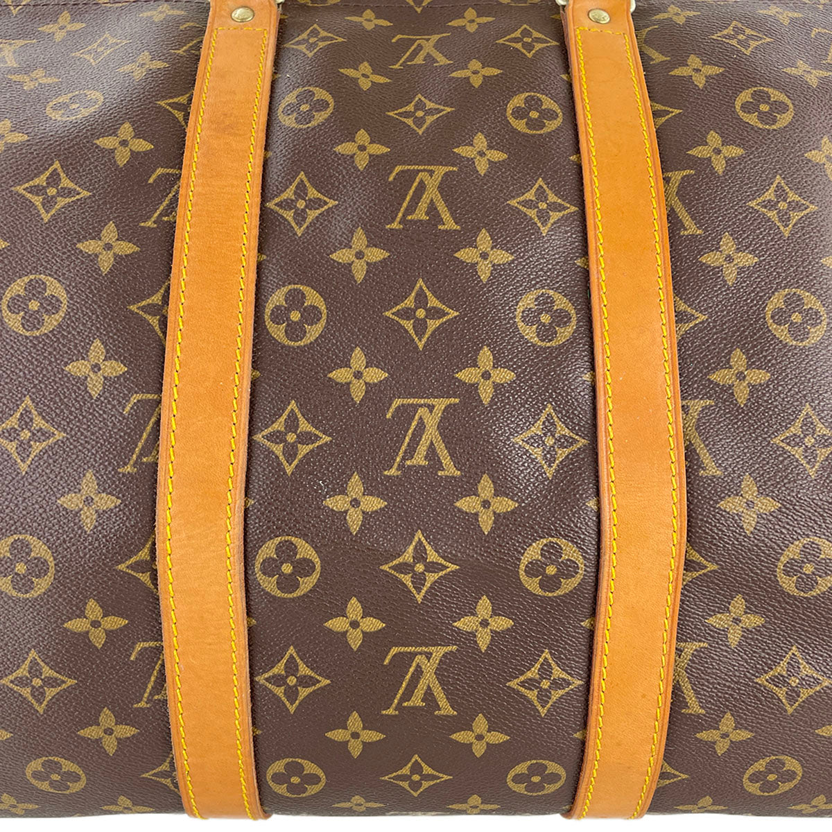 Louis Vuitton Monogram Keepall Bandouliere 55 Coated Canvas Boston Bag 4876