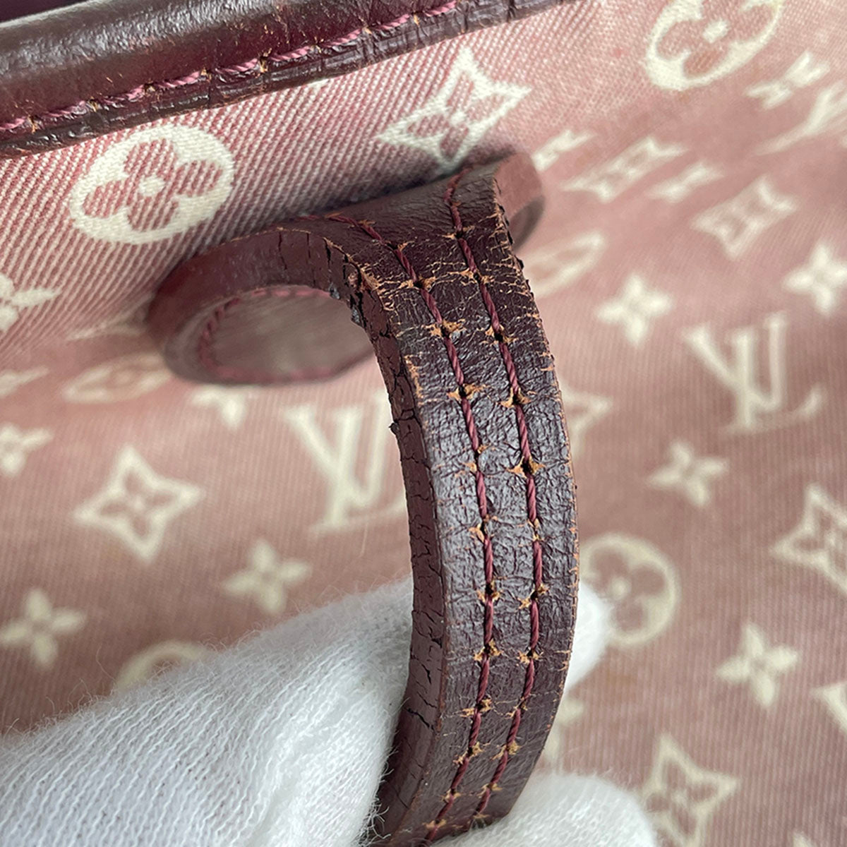 Louis Vuitton Monogram Idylle Neverfull MM Cotton Fabric Brown Tote bag 4895
