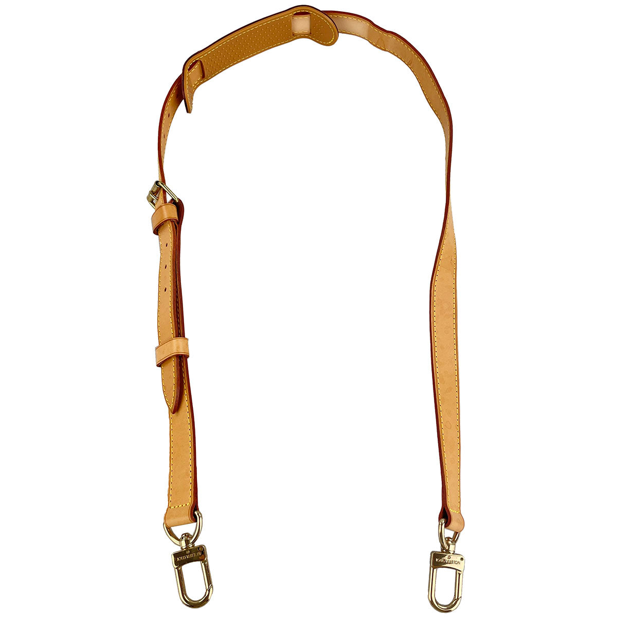 Louis Vuitton Leather Beige Keepall Bandouliere Shoulder Strap 4894