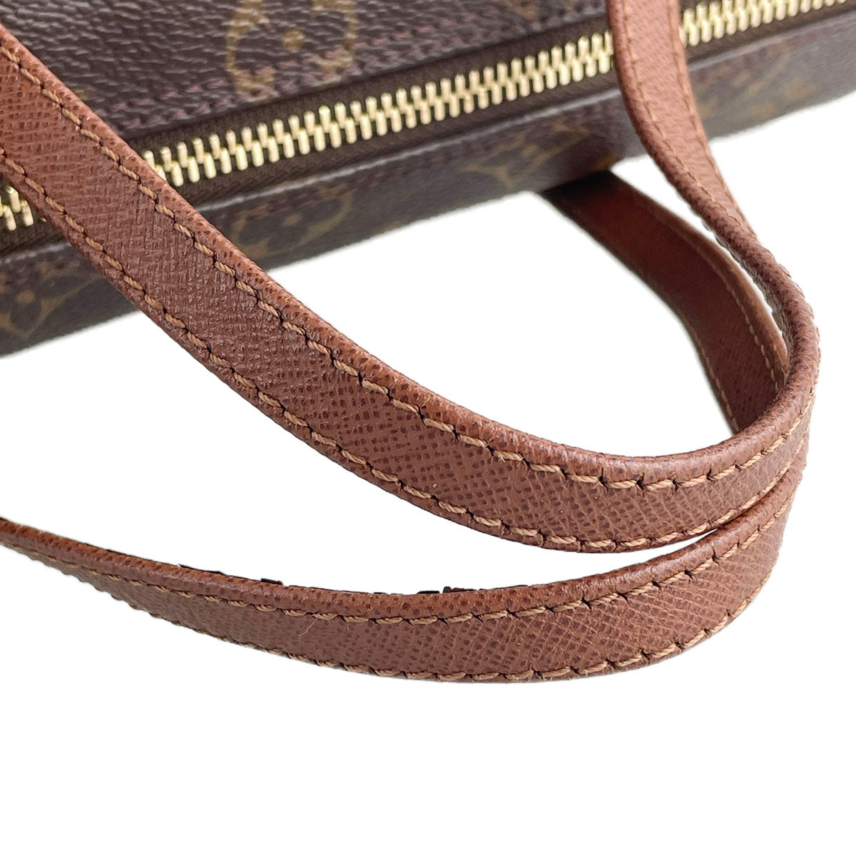 Louis Vuitton Monogram Papillon 26 Coated Canvas Leather Brown Handbag 4858