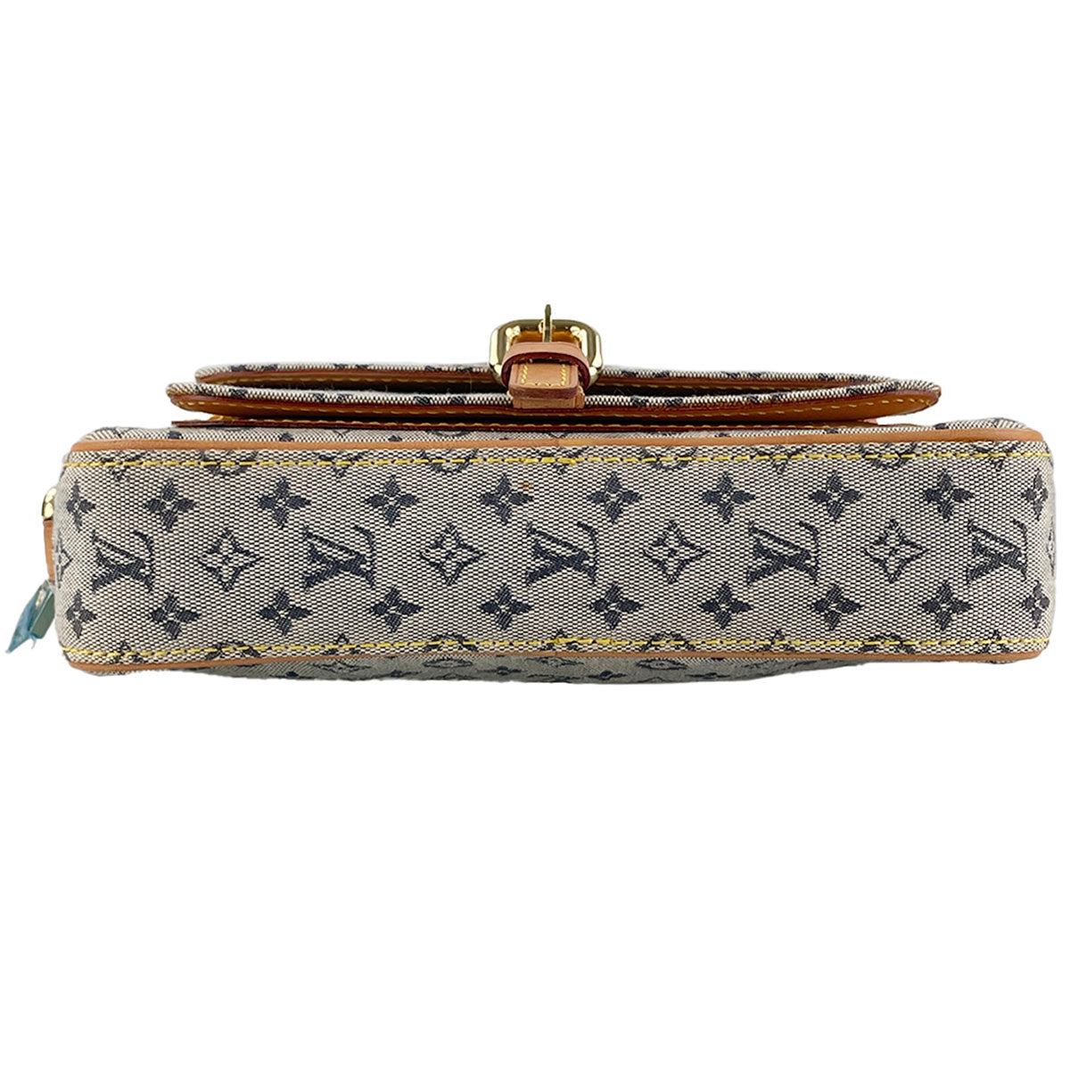 Louis Vuitton Monogram Mini Juliet MM Canvas Fabric Blue Shoulder bag 4918