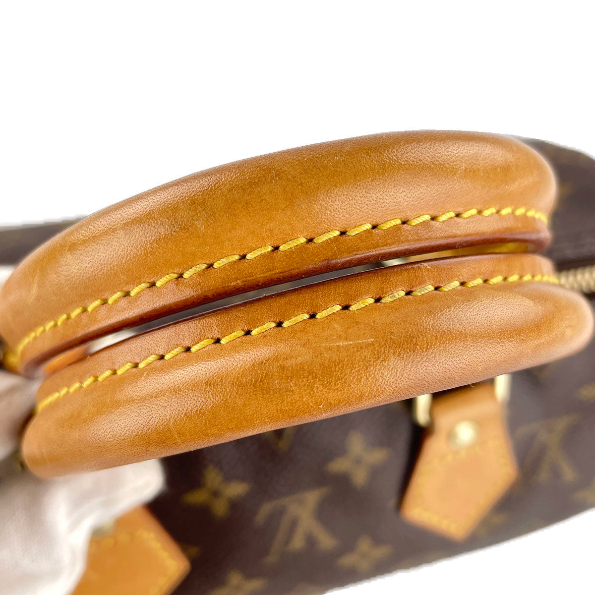 Louis Vuitton Monogram Speedy 25 Coated Canvas Fabric Brown Handbag 4938