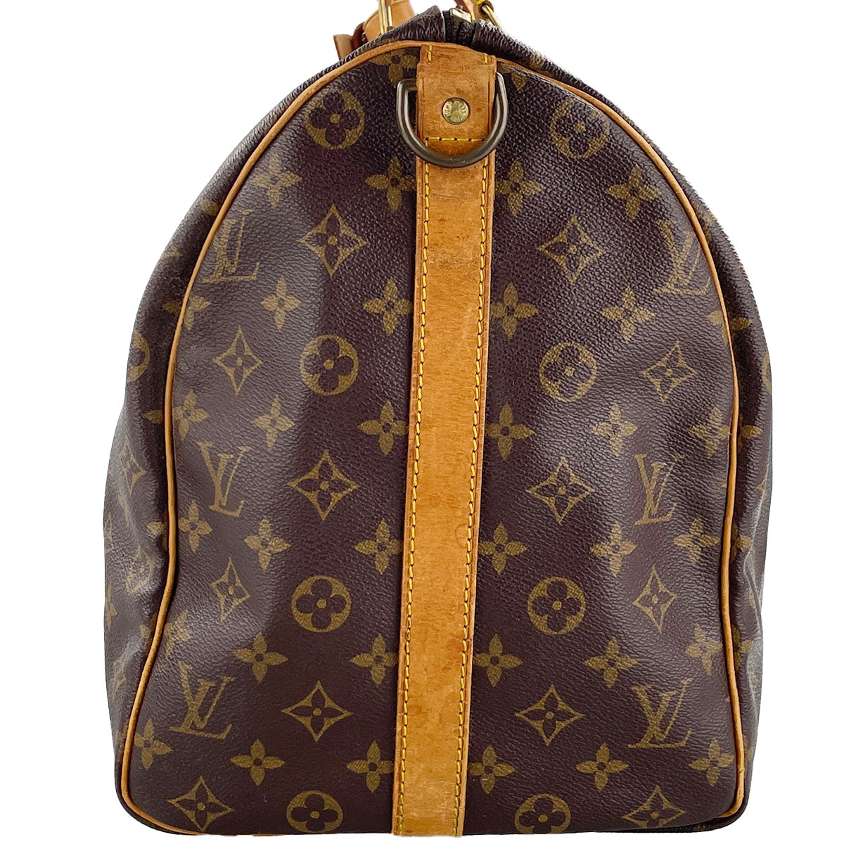 Louis Vuitton Monogram Keepall Bandouliere 50 Coated Canvas Boston Bag 4869