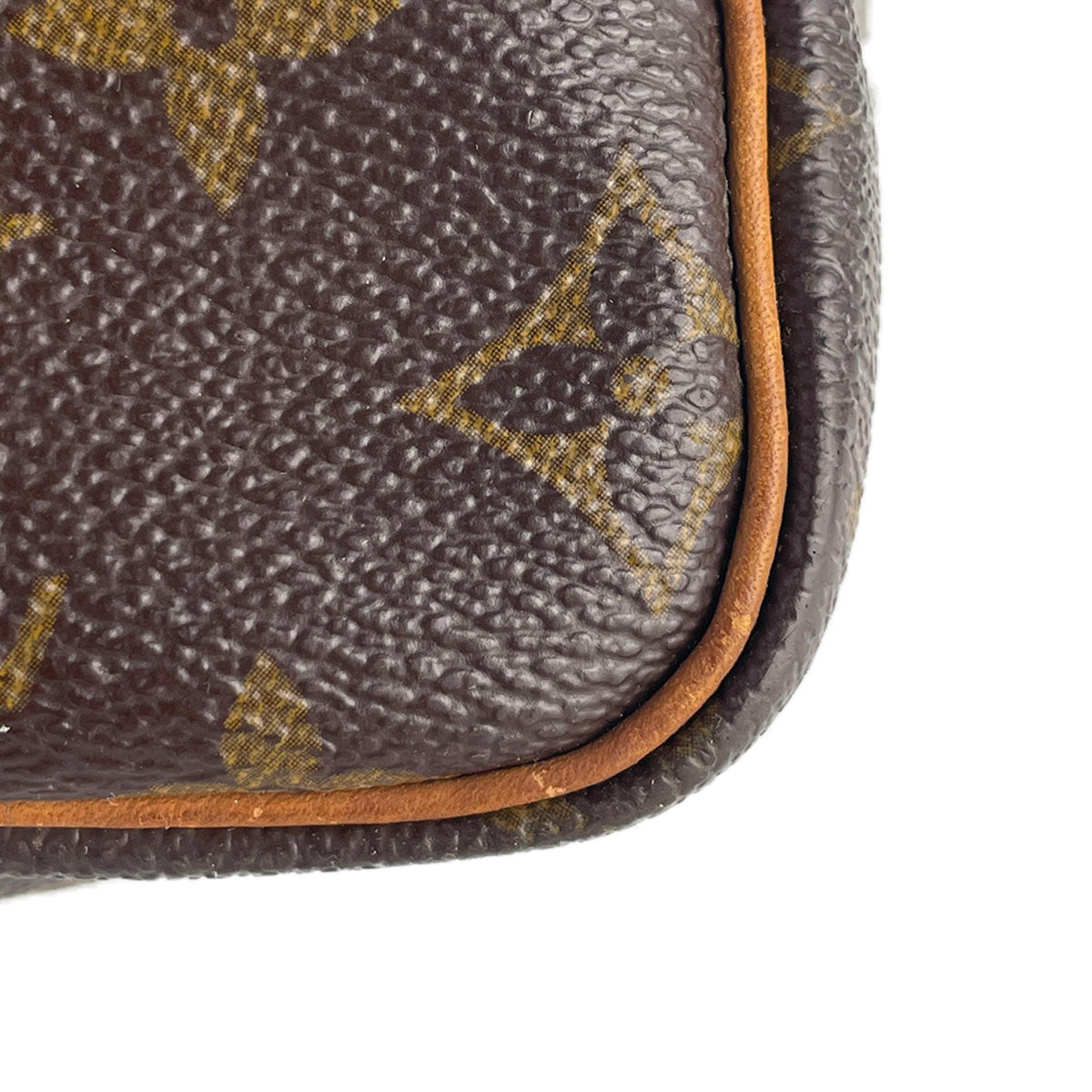 Louis Vuitton Monogram Speedy 30 Coated Canvas Fabric Brown Handbag 4909