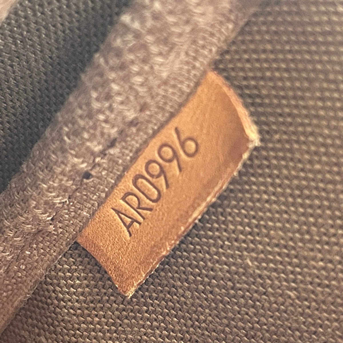 Louis Vuitton Monogram Pochette Accessoires Coated Canvas Brown Handbag 4891
