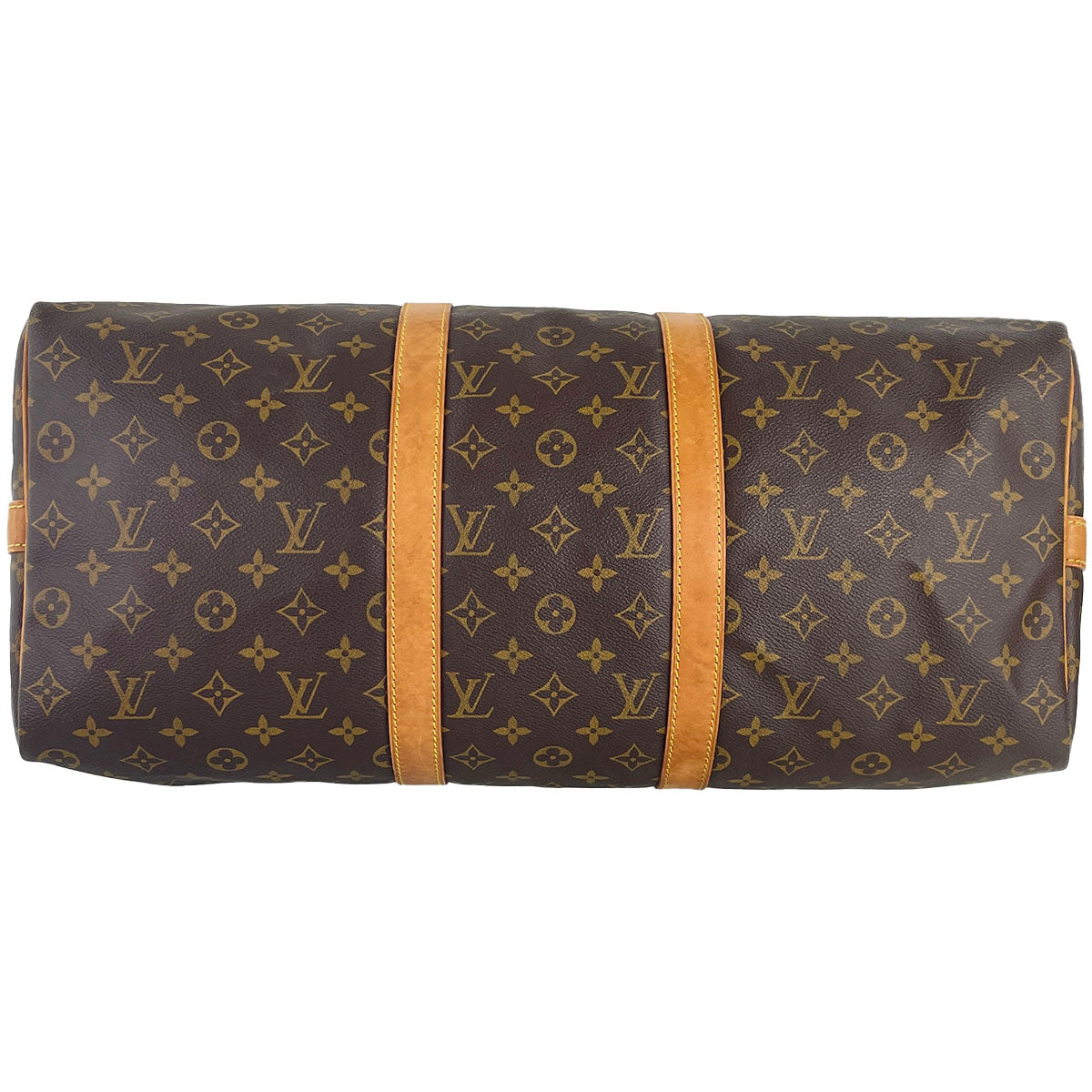 Louis Vuitton Monogram Keepall Bandouliere 50 Coated Canvas  Boston Bag 4840