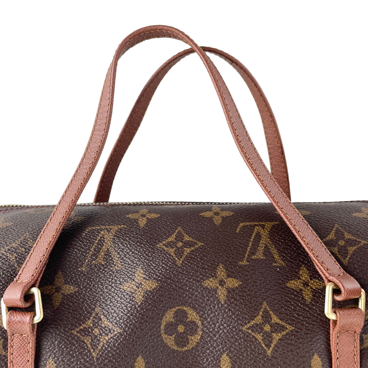 Louis Vuitton Monogram Papillon 26 Coated Canvas Leather Brown Handbag 4858