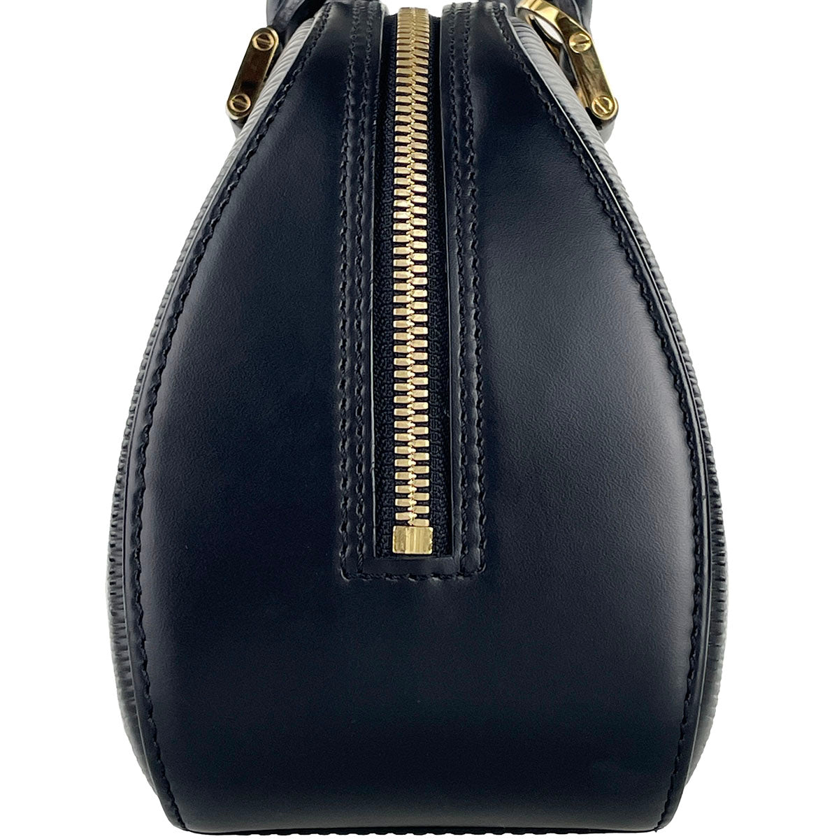 Louis Vuitton Epi Jasmine Leather Suede Black Handbag 4929