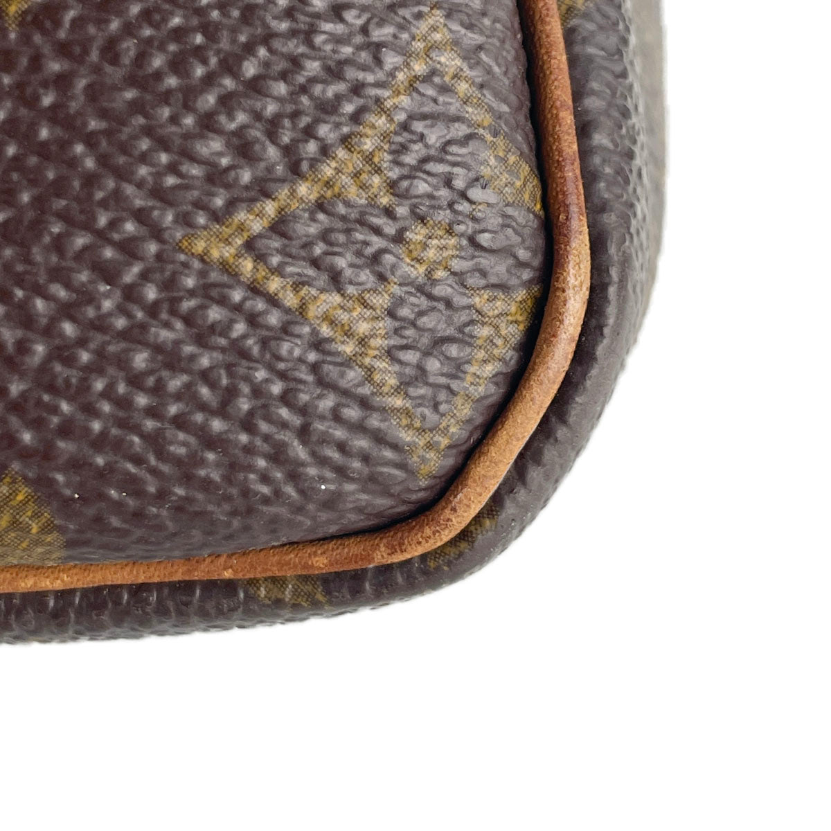 Louis Vuitton Monogram Speedy 30 Coated Canvas Fabric Brown Handbag 4909