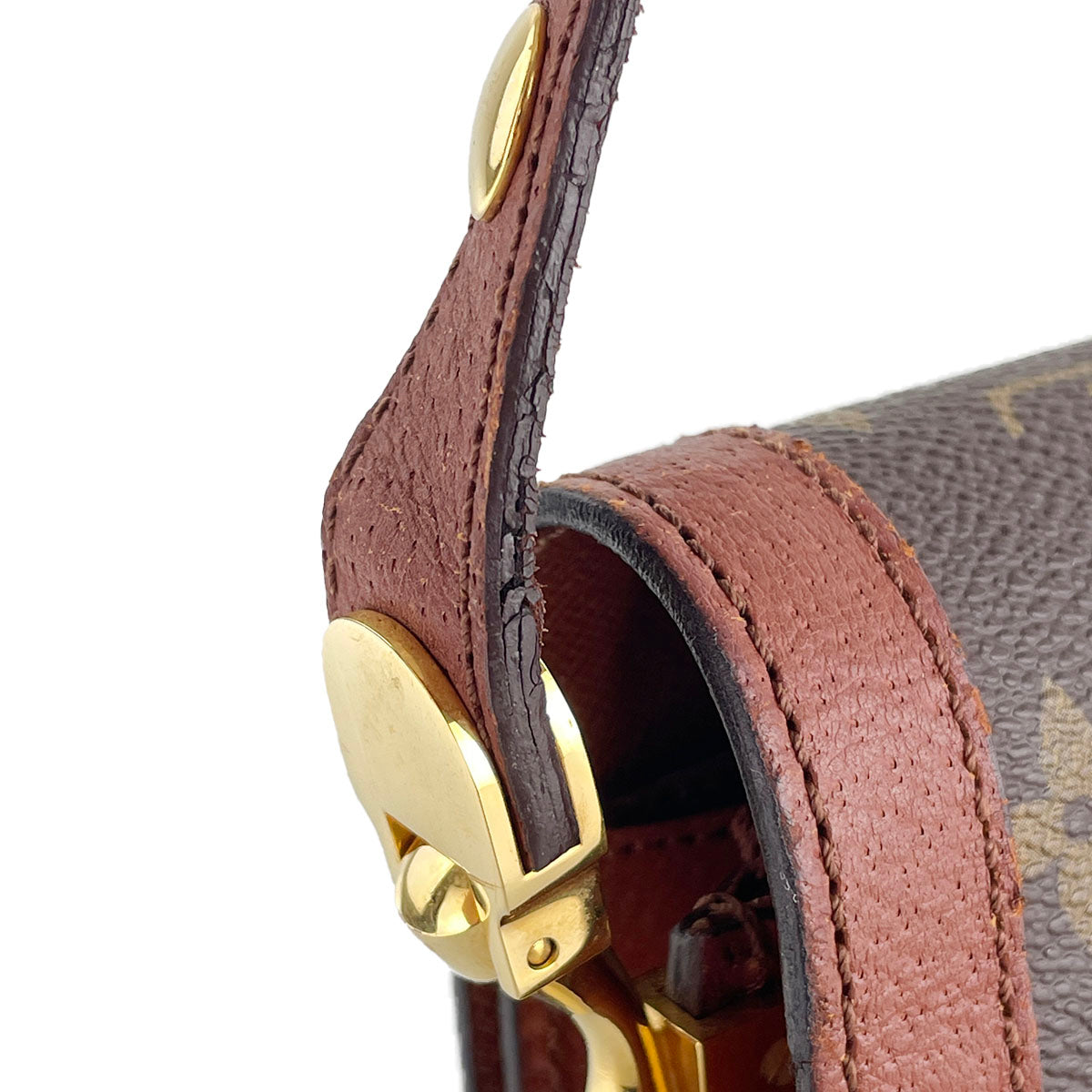 Louis Vuitton Monogram Sac Dauphine Coated Canvas Brown Shoulder bag 4908