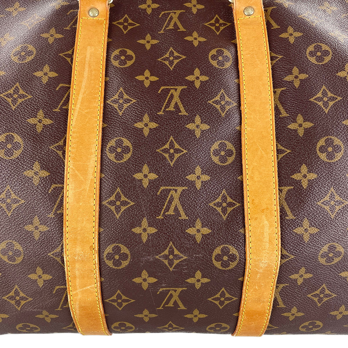 Louis Vuitton Monogram Keepall Bandouliere 55 Coated Canvas Boston Bag 4890