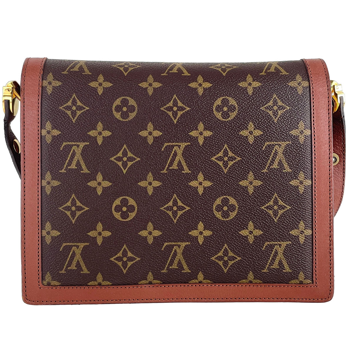 Louis Vuitton Monogram Sac Dauphine Coated Canvas Brown Shoulder bag 4908