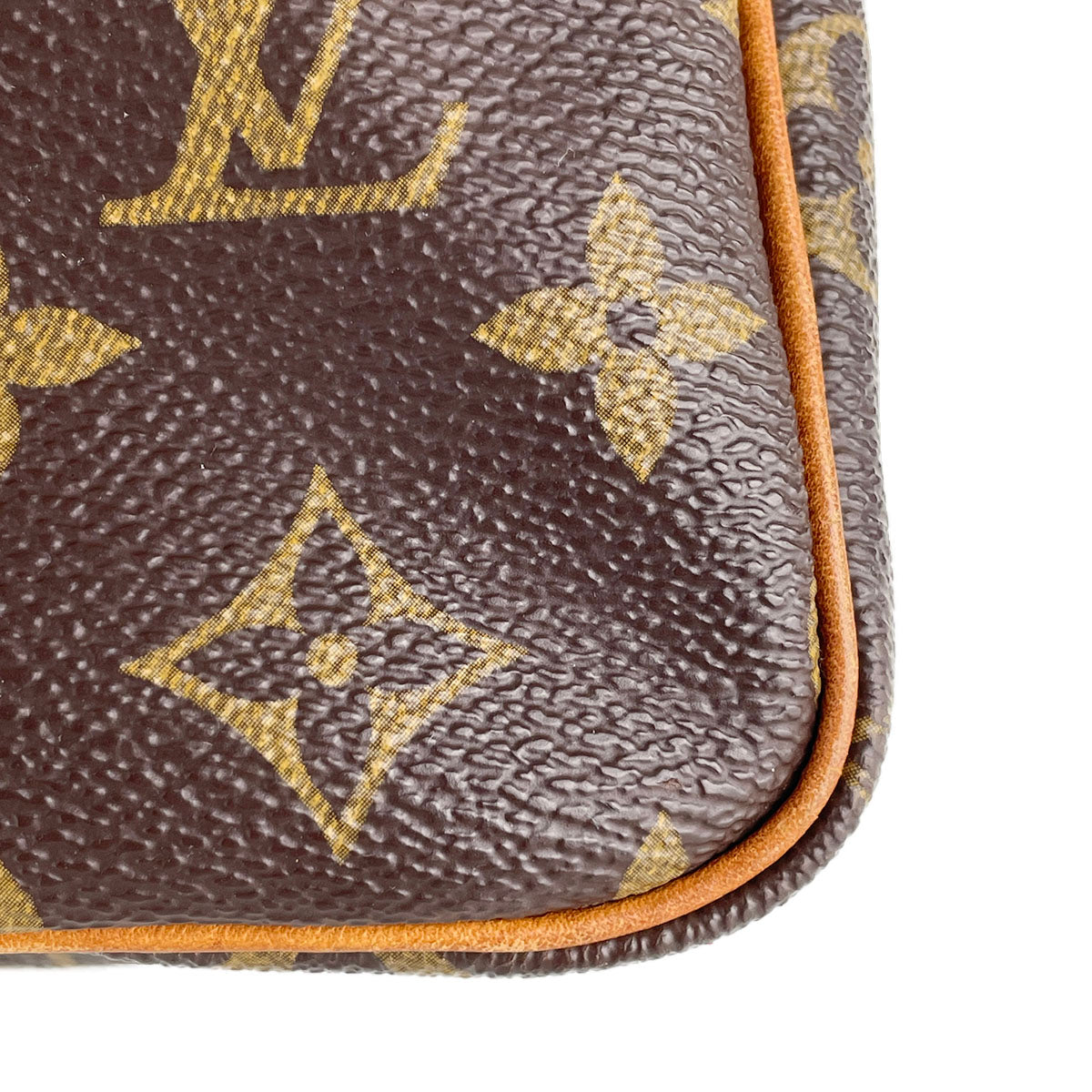 Louis Vuitton Monogram Speedy 25 Coated Canvas Fabric Brown Handbag 4941