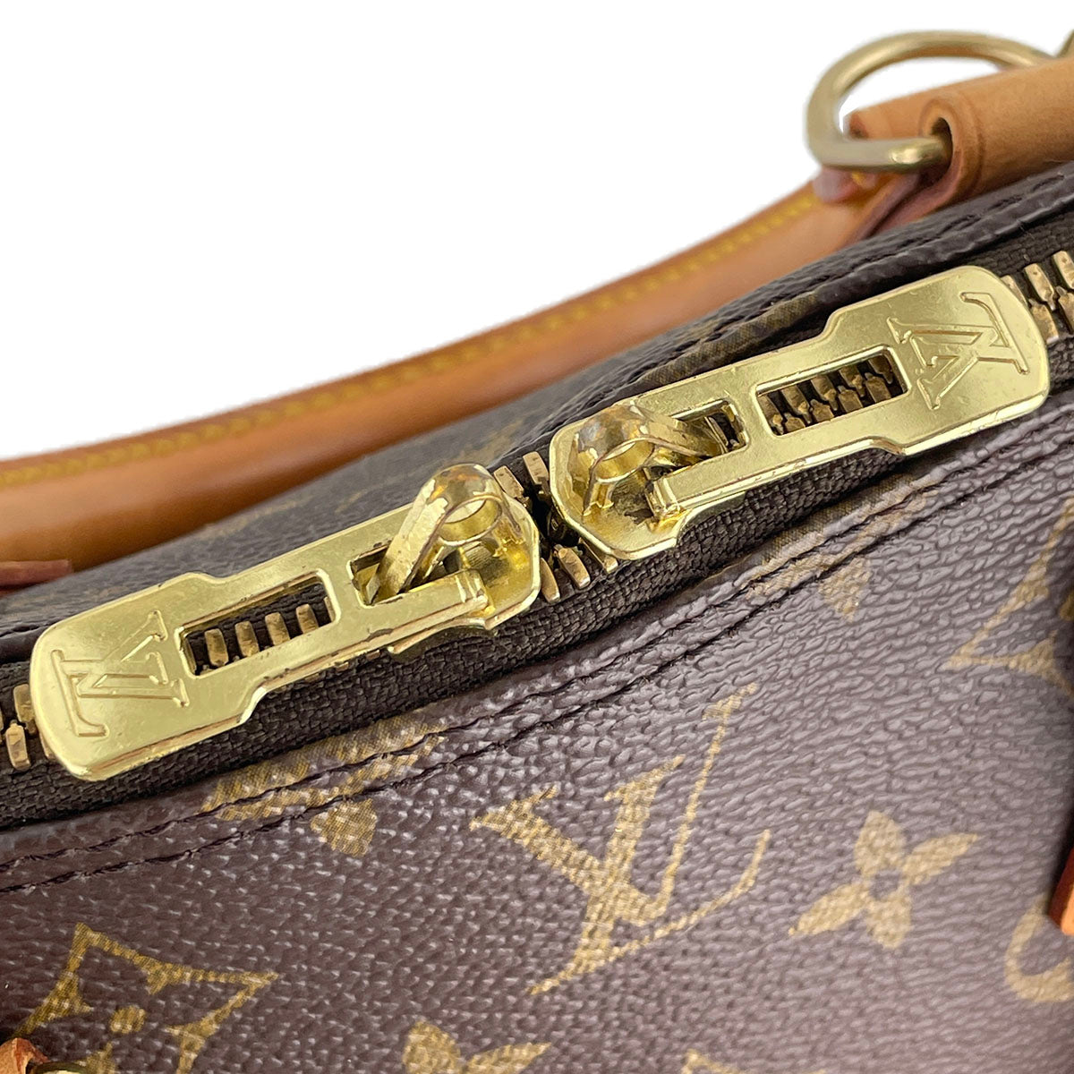 Louis Vuitton Monogram Alma 2way Coated Canvas Fabric Brown Handbag 4902