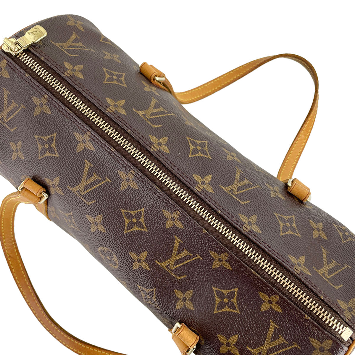 Louis Vuitton Monogram Papillon 30 Coated Canvas Brown Handbag 4936