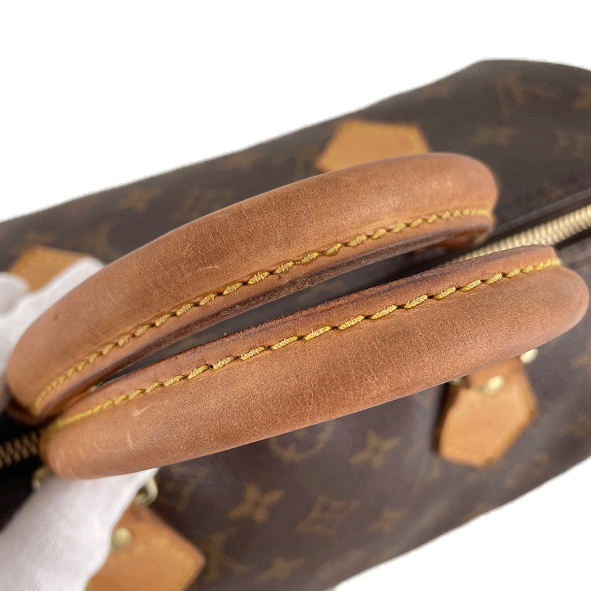 Louis Vuitton Monogram Speedy 30 Coated Canvas Fabric Brown Handbag 4885