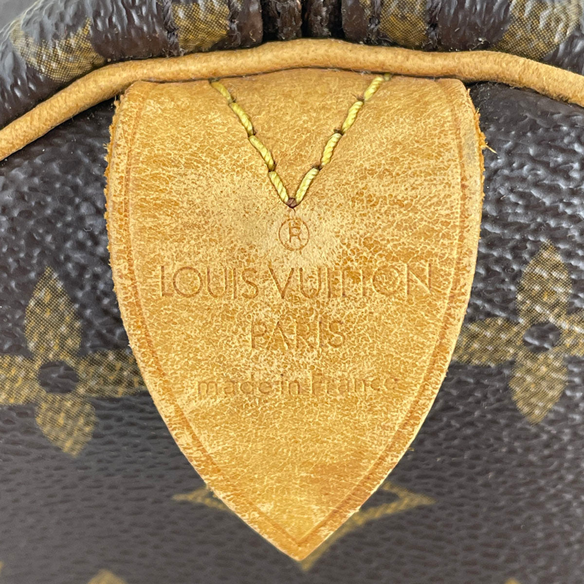 Louis Vuitton Monogram Speedy 25 Coated Canvas Fabric Brown Handbag 4892