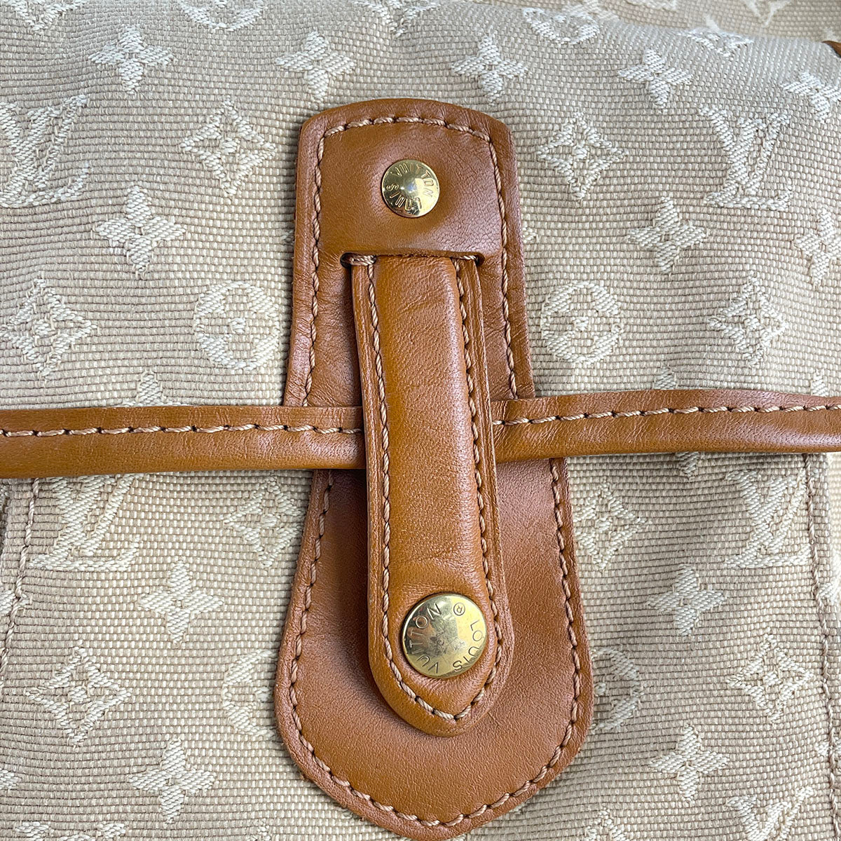 Louis Vuitton Monogram Mini Besace Mary Kate Canvas Fabric Shoulder bag 4845