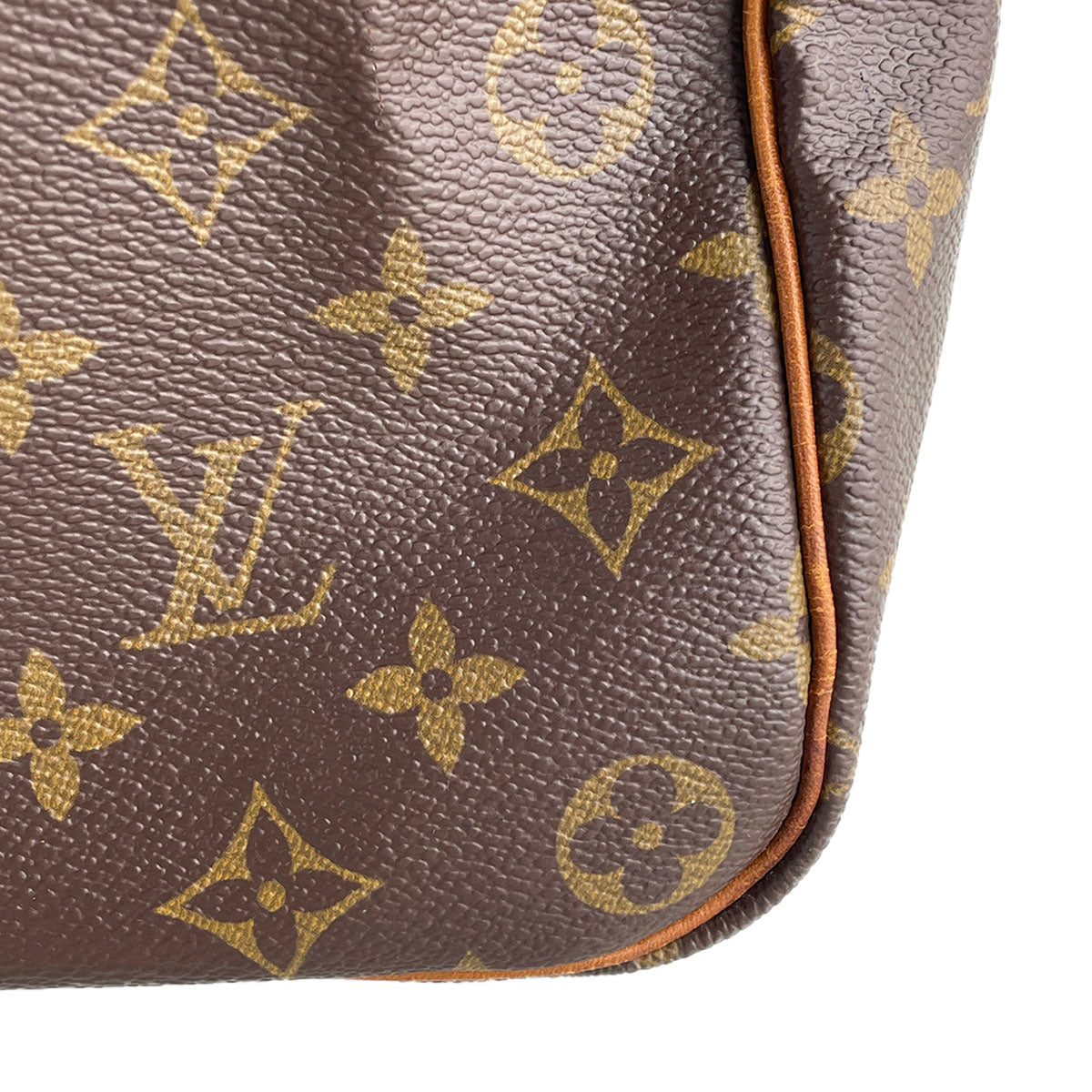 Louis Vuitton Monogram Keepall 45 Coated Canvas Fabric Brown Boston Bag 4824