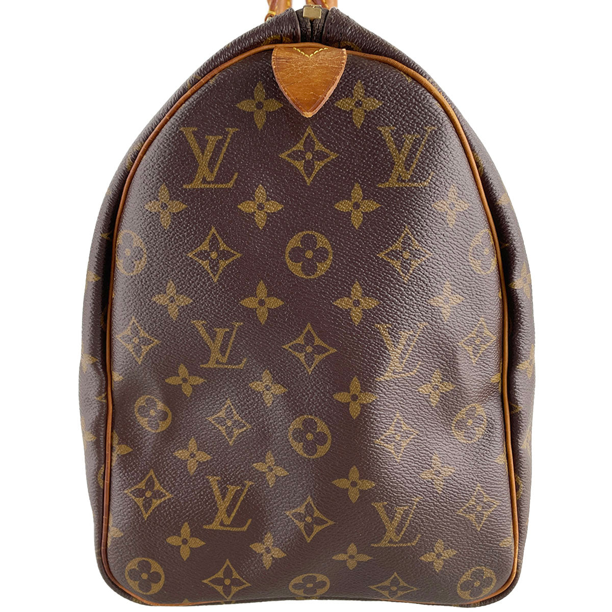 Louis Vuitton Monogram Keepall 45 Coated Canvas Fabric Brown Boston Bag 4824
