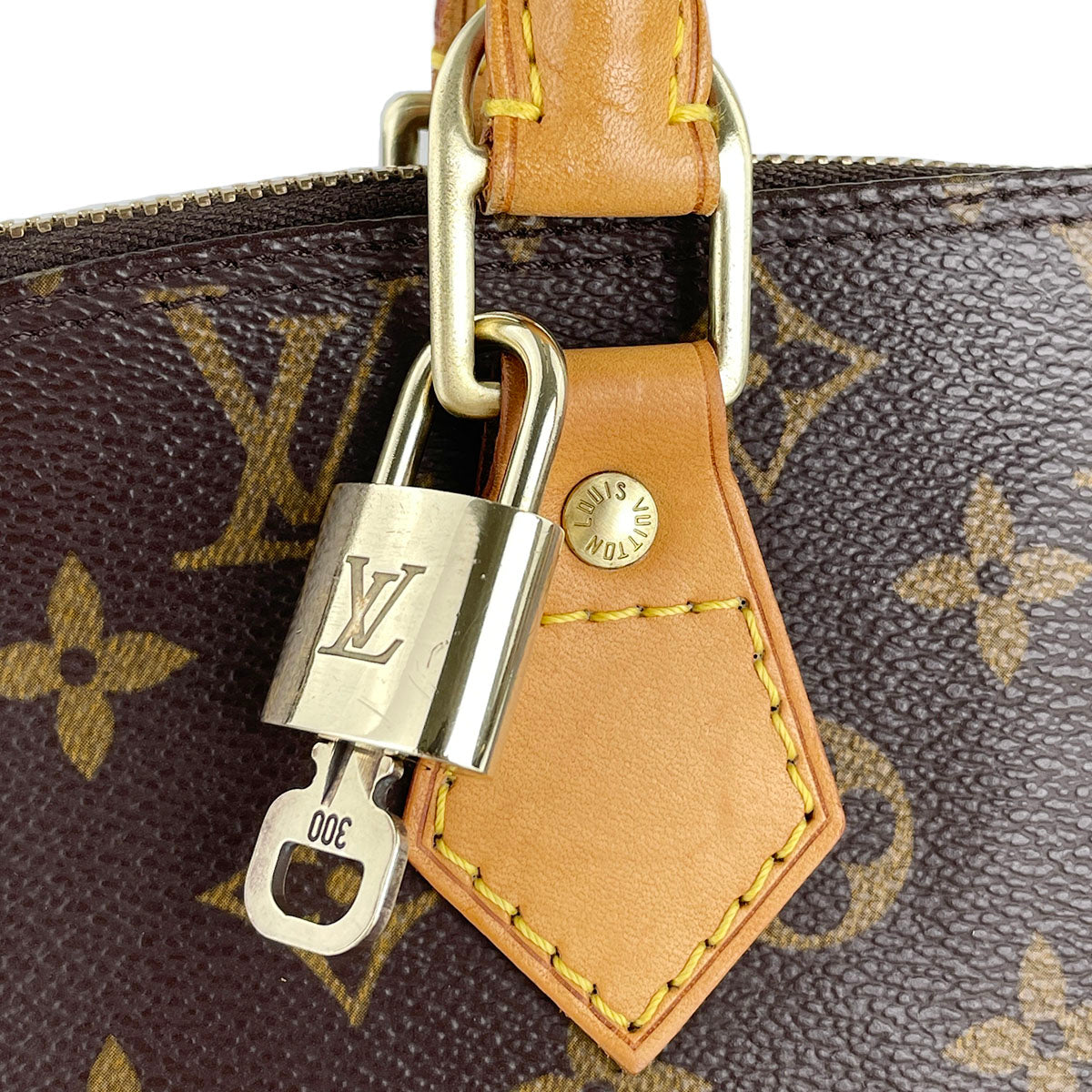 Louis Vuitton Monogram Alma 2way Coated Canvas Fabric Brown Handbag 4882