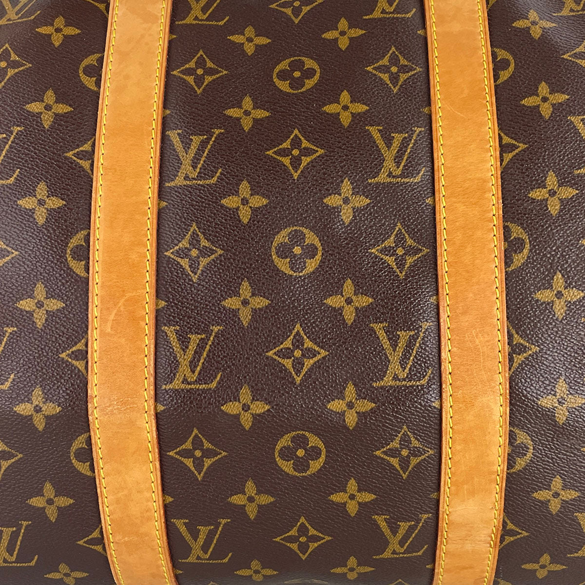 Louis Vuitton Monogram Keepall Bandouliere 50 Coated Canvas  Boston Bag 4840