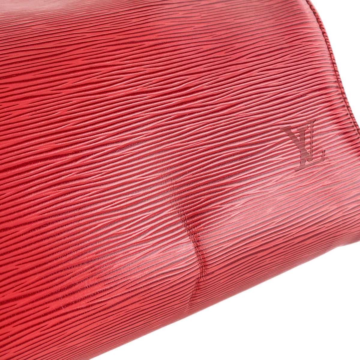 Louis Vuitton Epi Speedy 25 Leather Suede Red Handbag 4919