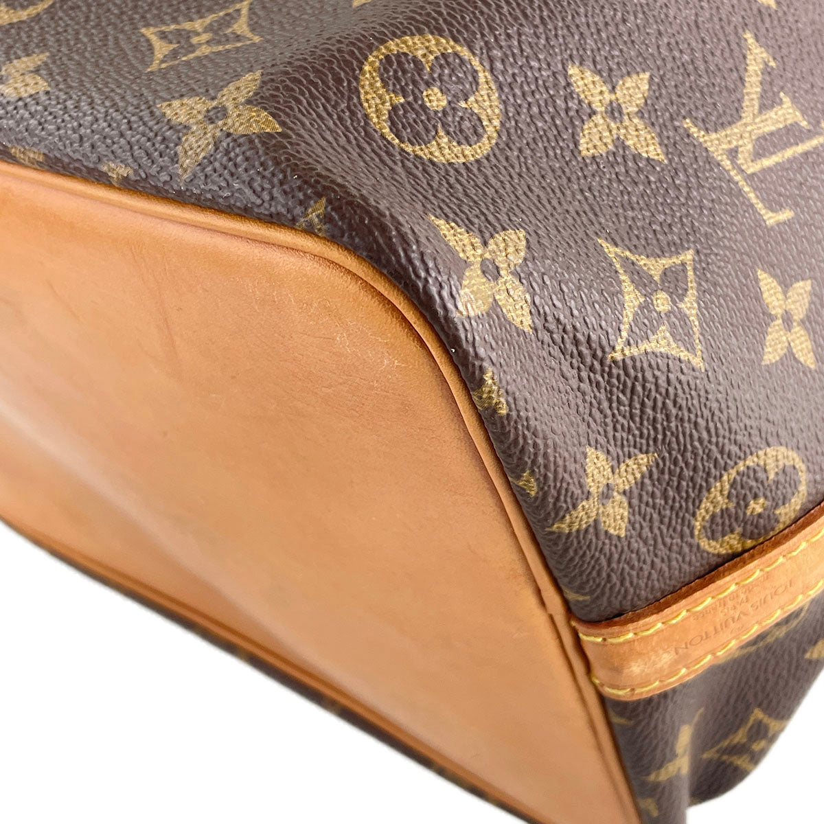 Louis Vuitton Monogram Petit Noe Coated Canvas Fabric Brown Shoulder bag 4846